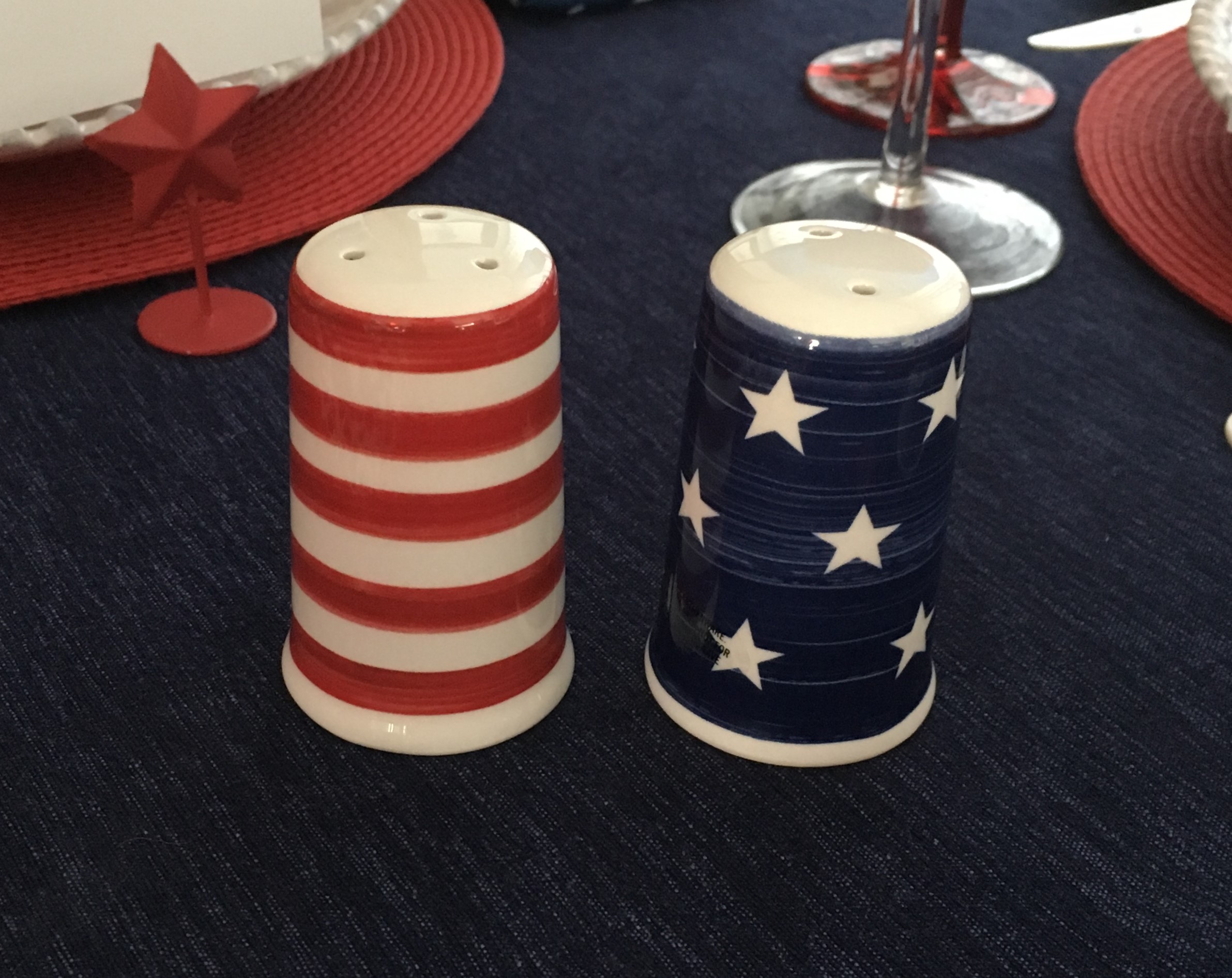 Red, White, and Blue, for Me and You on the 4th of July Tablescape 